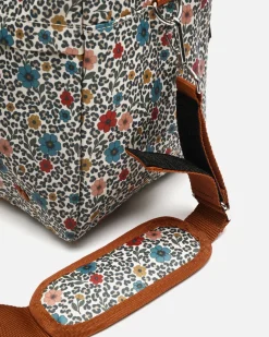 Bolsa de finde semana con estampado y asa bandolera extraíble