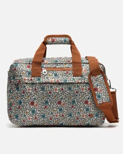 Bolsa de finde semana con estampado y asa bandolera extraíble