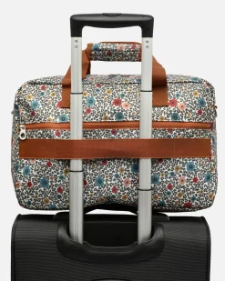 Bolsa de finde semana con estampado y asa bandolera extraíble