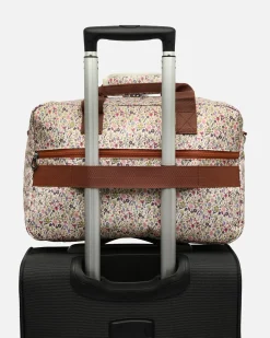 Bolsa fin de semana estampado con bandolera extraíble