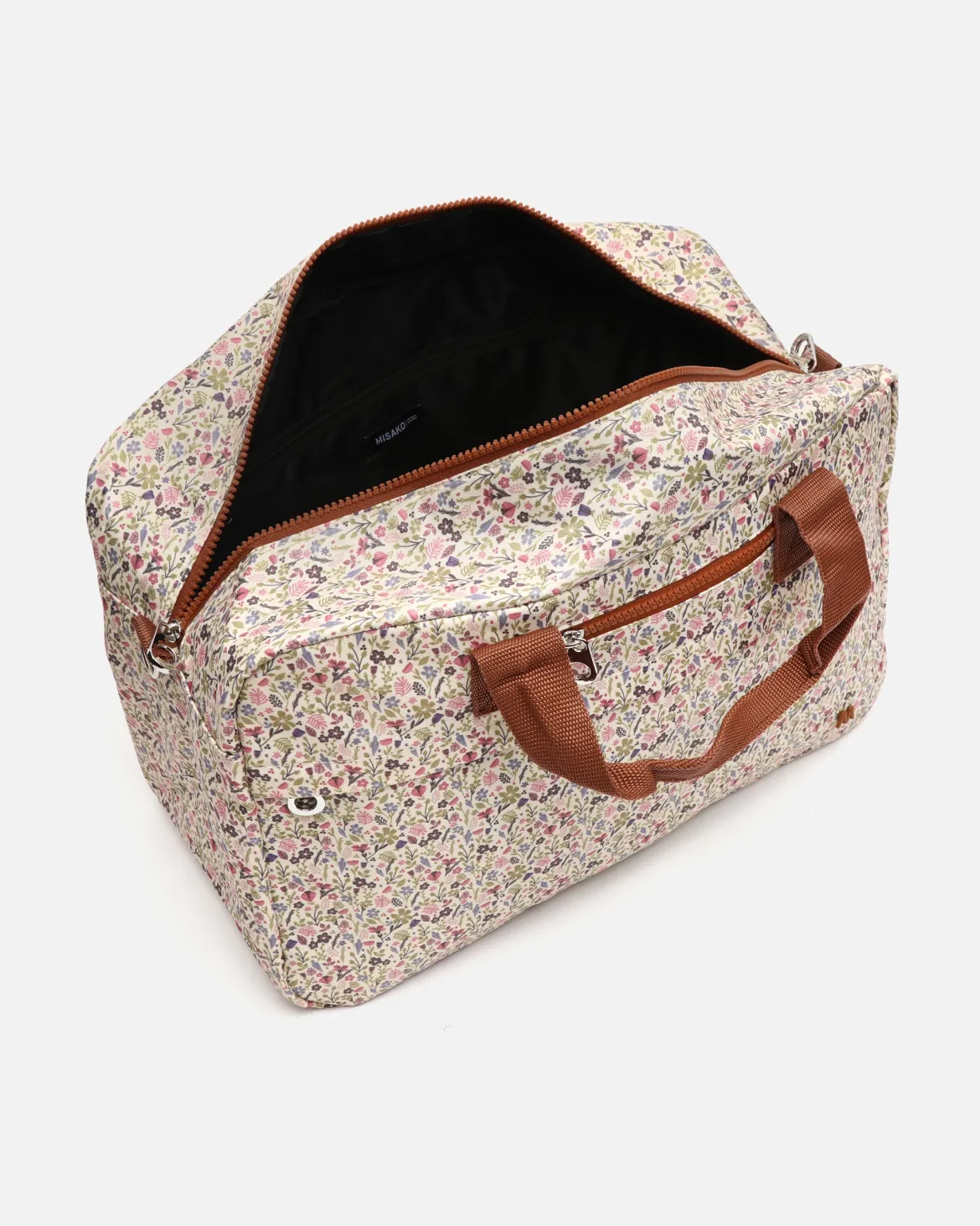 Bolsa fin de semana estampado con bandolera extraíble