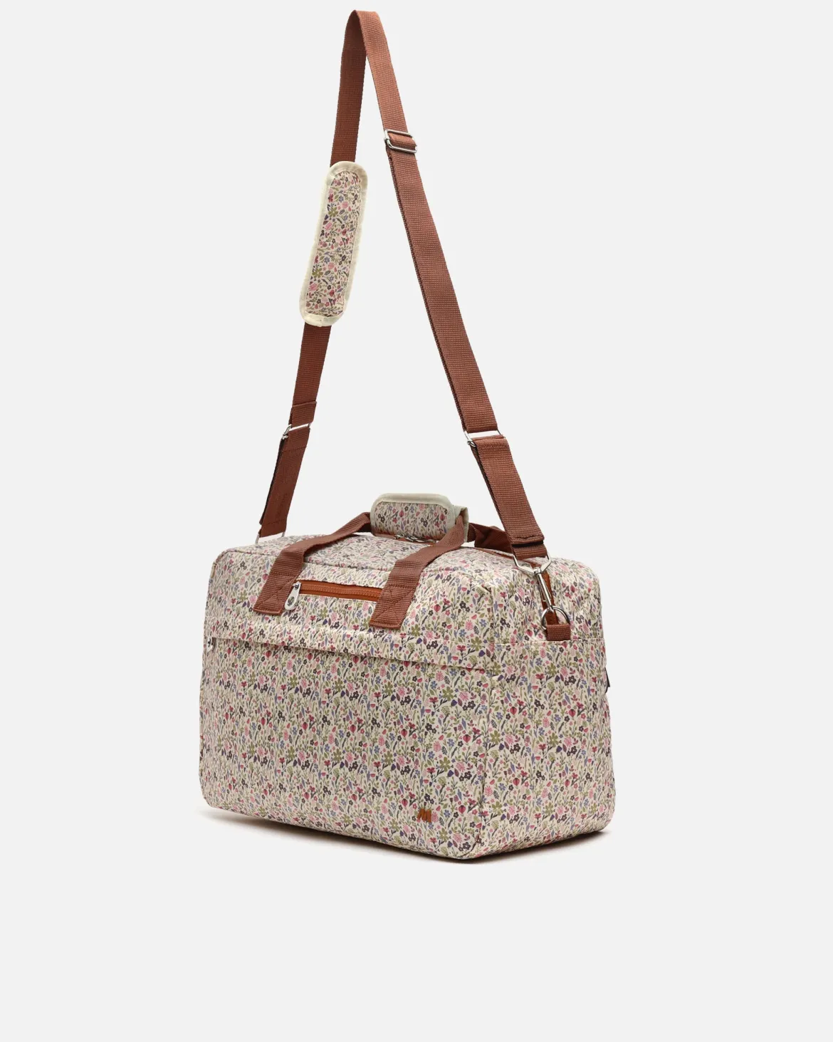Bolsa fin de semana estampado con bandolera extraíble