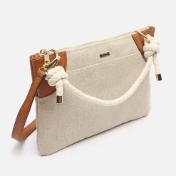 Bolso bandolera con asa de mano