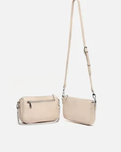 Bolso bandolera con compartimento extraíble