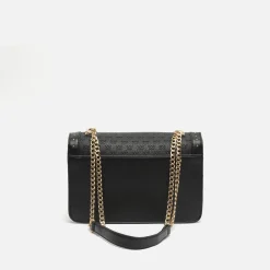 Bolso bandolera con correa y estampado monogram