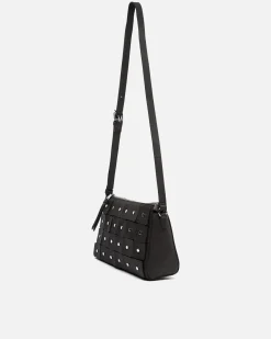 Bolso bandolera con detalles metálicos