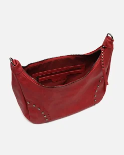 Bolso bandolera con detalles metálicos