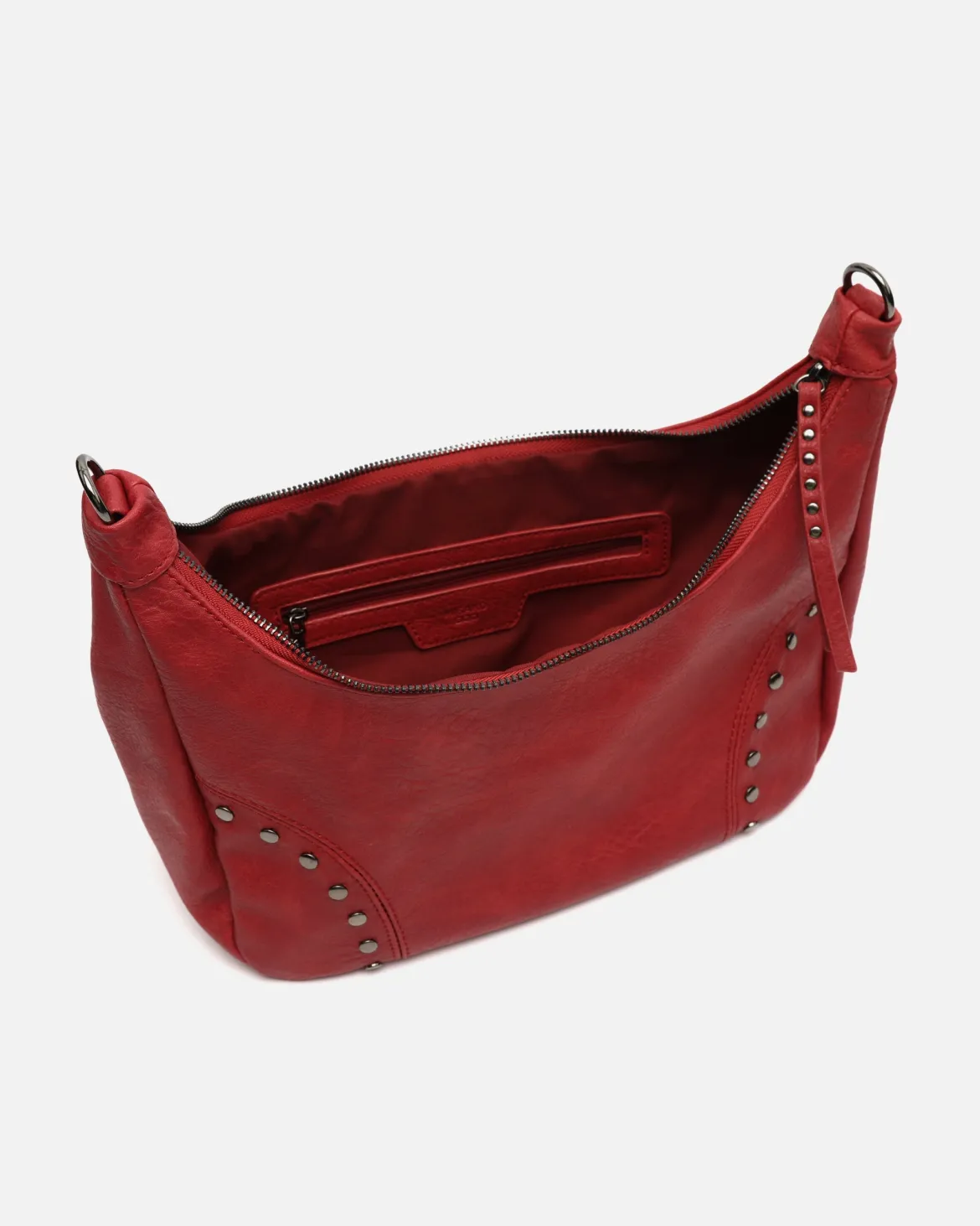 Bolso bandolera con detalles metálicos