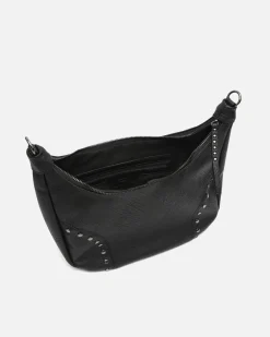Bolso bandolera con detalles metálicos