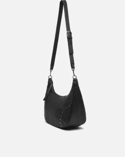 Bolso bandolera con detalles metálicos