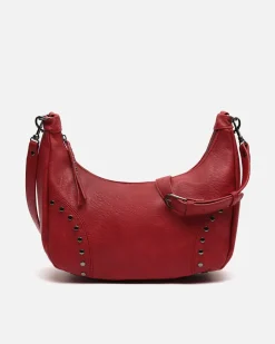 Bolso bandolera con detalles metálicos