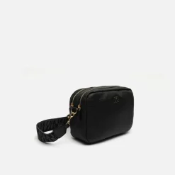 Bolso bandolera con doble cremallera