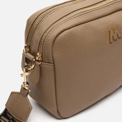 Bolso bandolera con doble cremallera