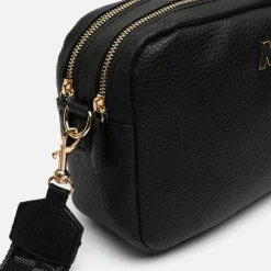 Bolso bandolera con doble cremallera