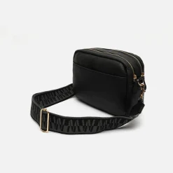 Bolso bandolera con doble cremallera