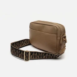 Bolso bandolera con doble cremallera