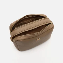 Bolso bandolera con doble cremallera