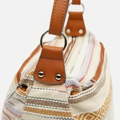 Bolso bandolera con estampado jacquard