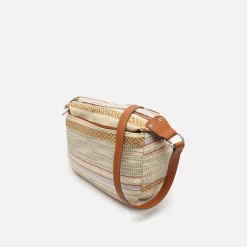Bolso bandolera con estampado jacquard