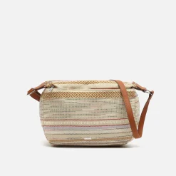 Bolso bandolera con estampado jacquard