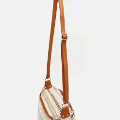 Bolso bandolera con estampado jacquard
