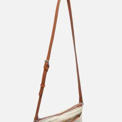 Bolso bandolera con estampado jacquard y neceser pequeño