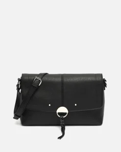 Bolso bandolera con solapa