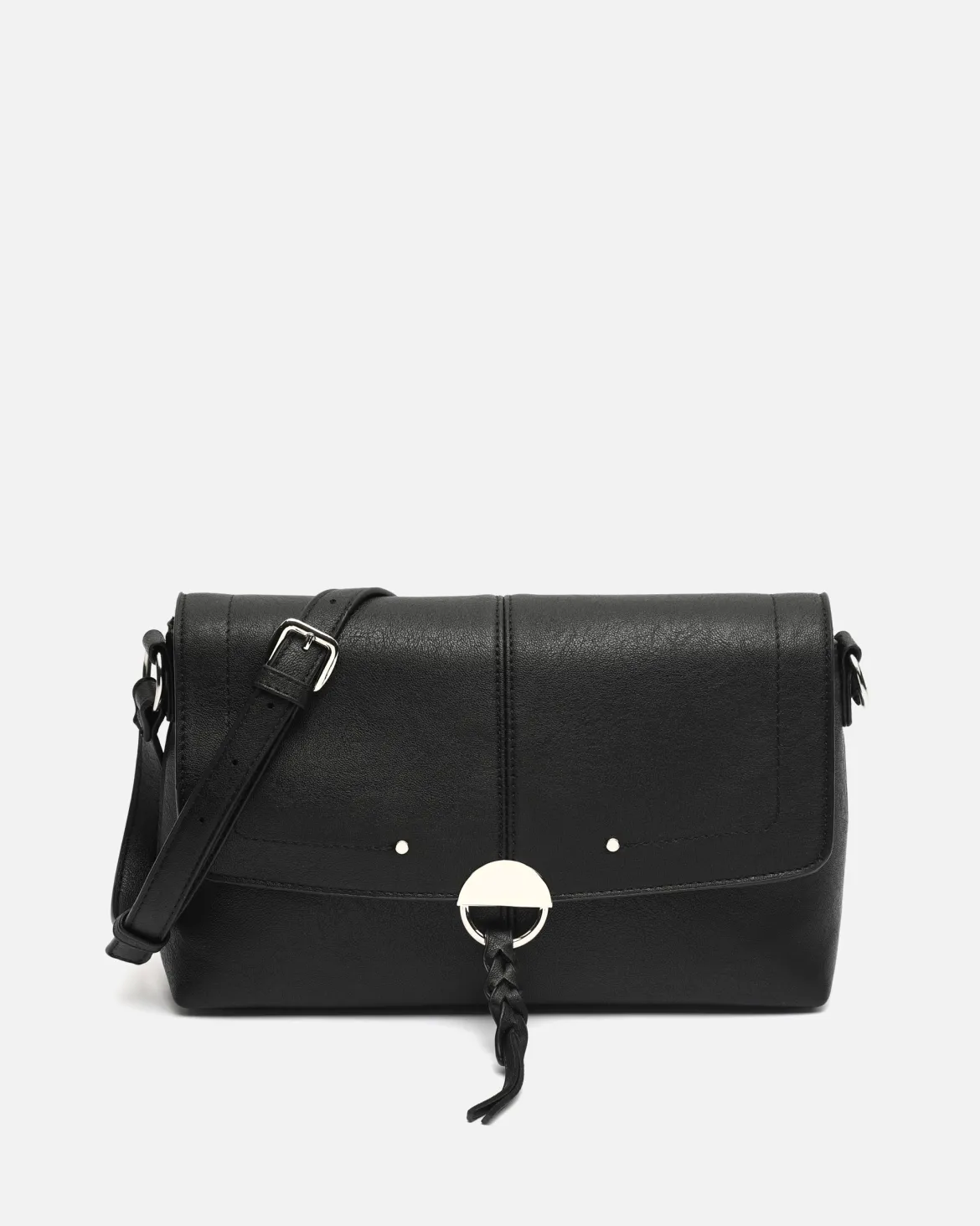 Bolso bandolera con solapa