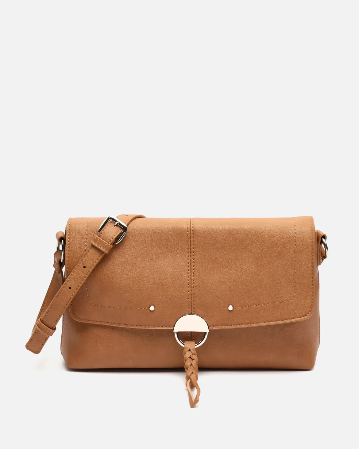 Bolso bandolera con solapa