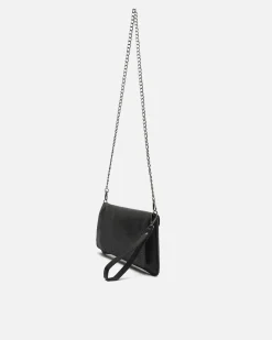 Bolso bandolera de fiesta pequeño con detalles metálicos