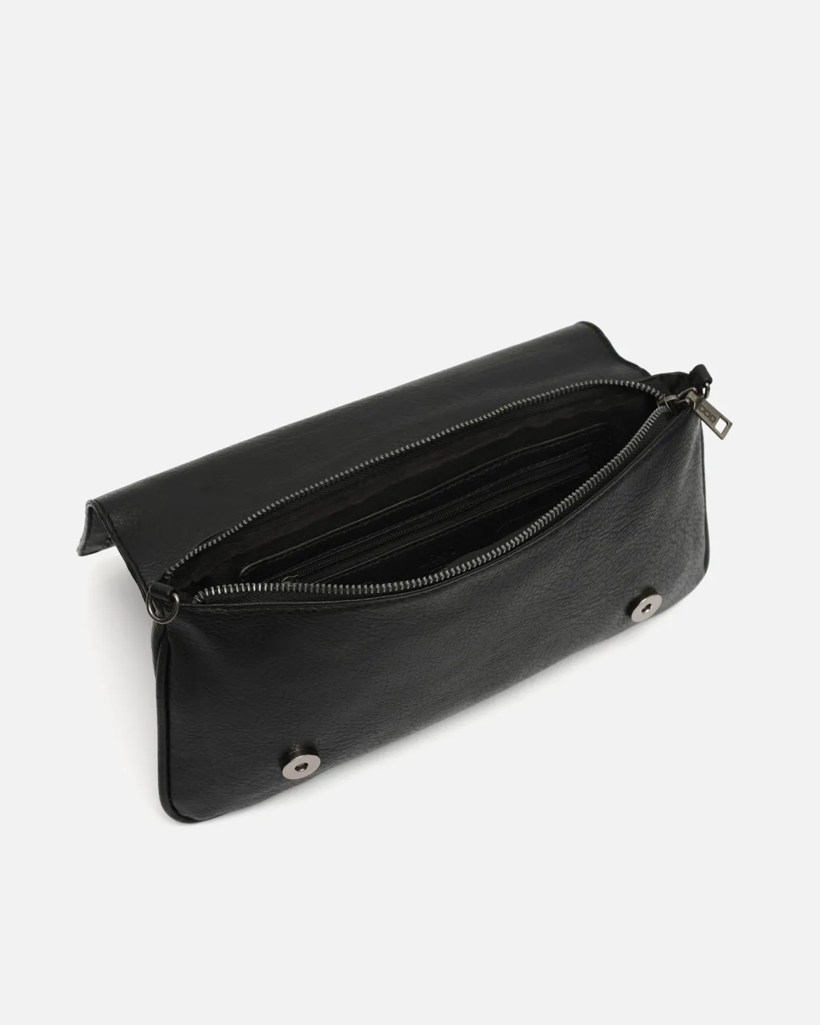 Bolso bandolera de fiesta pequeño con detalles metálicos
