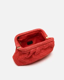 Bolso bandolera efecto rafia