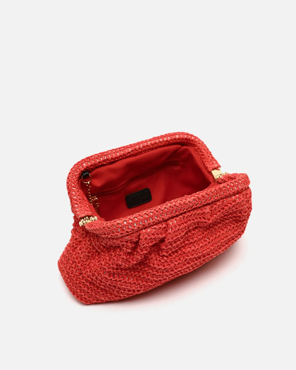 Bolso bandolera efecto rafia