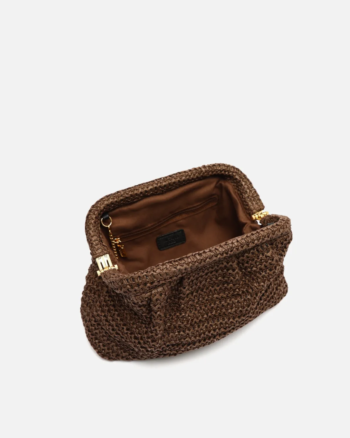 Bolso bandolera efecto rafia