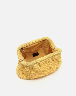Bolso bandolera efecto rafia