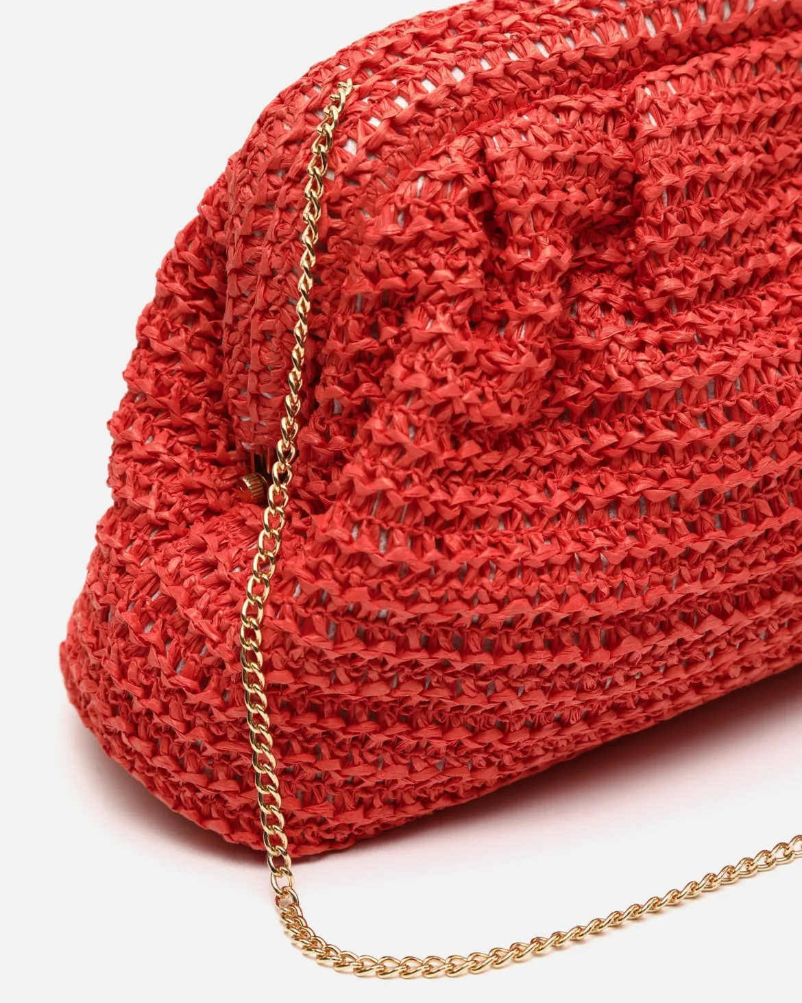 Bolso bandolera efecto rafia