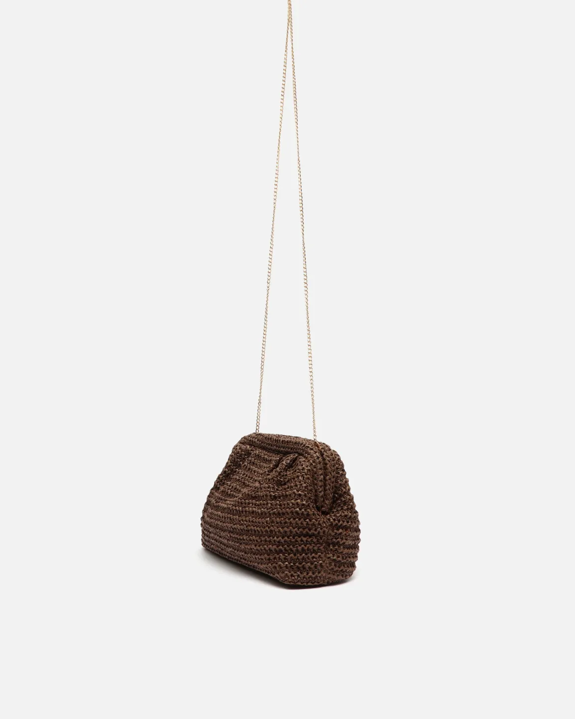 Bolso bandolera efecto rafia