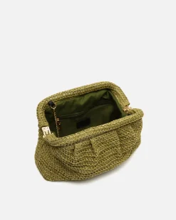 Bolso bandolera efecto rafia