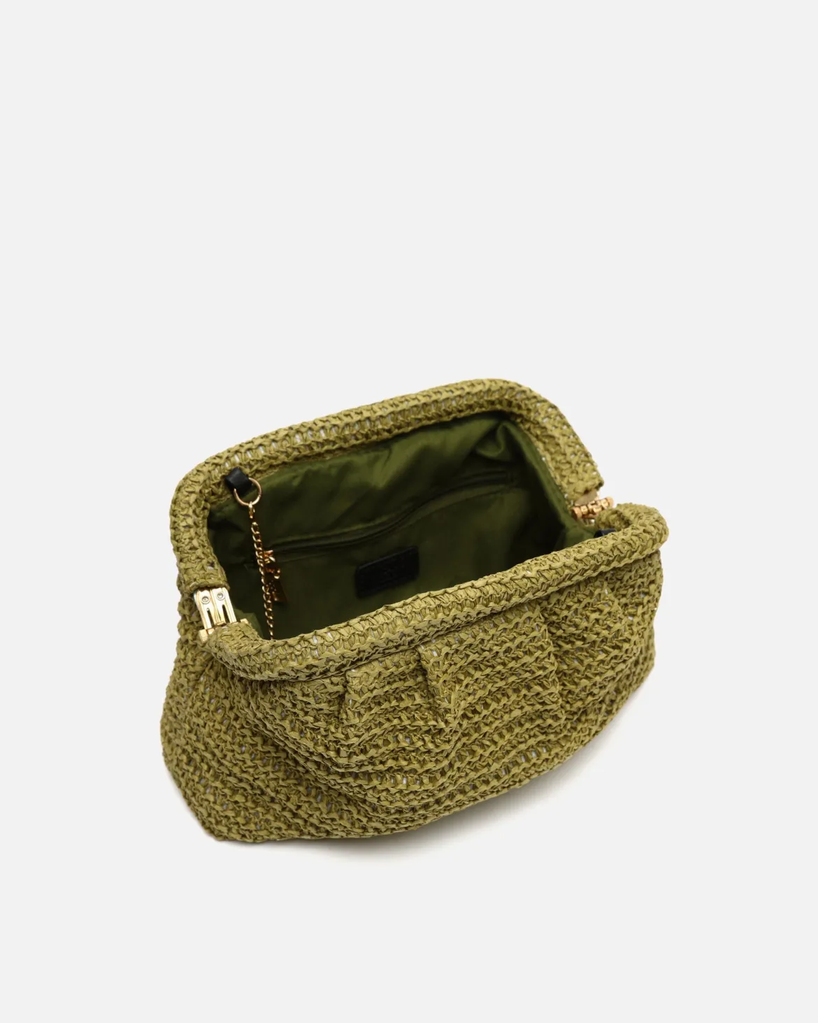 Bolso bandolera efecto rafia