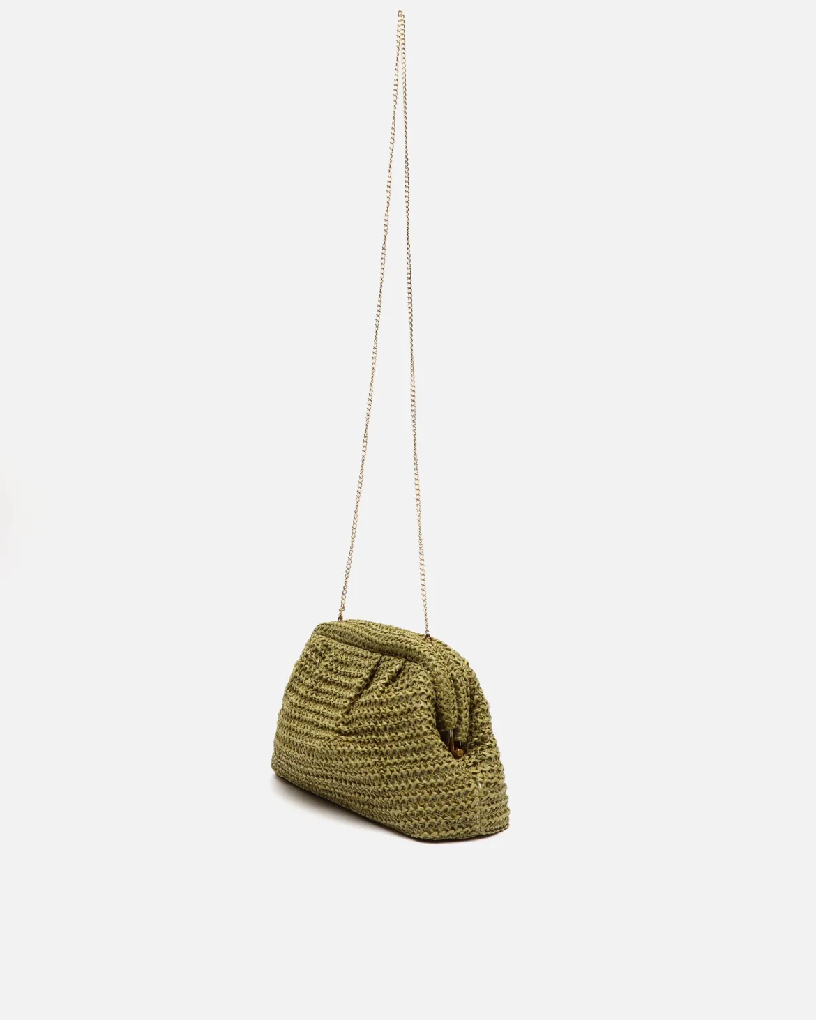 Bolso bandolera efecto rafia