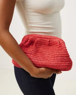 Bolso bandolera efecto rafia