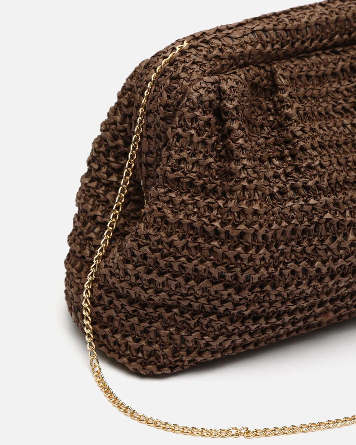 Bolso bandolera efecto rafia