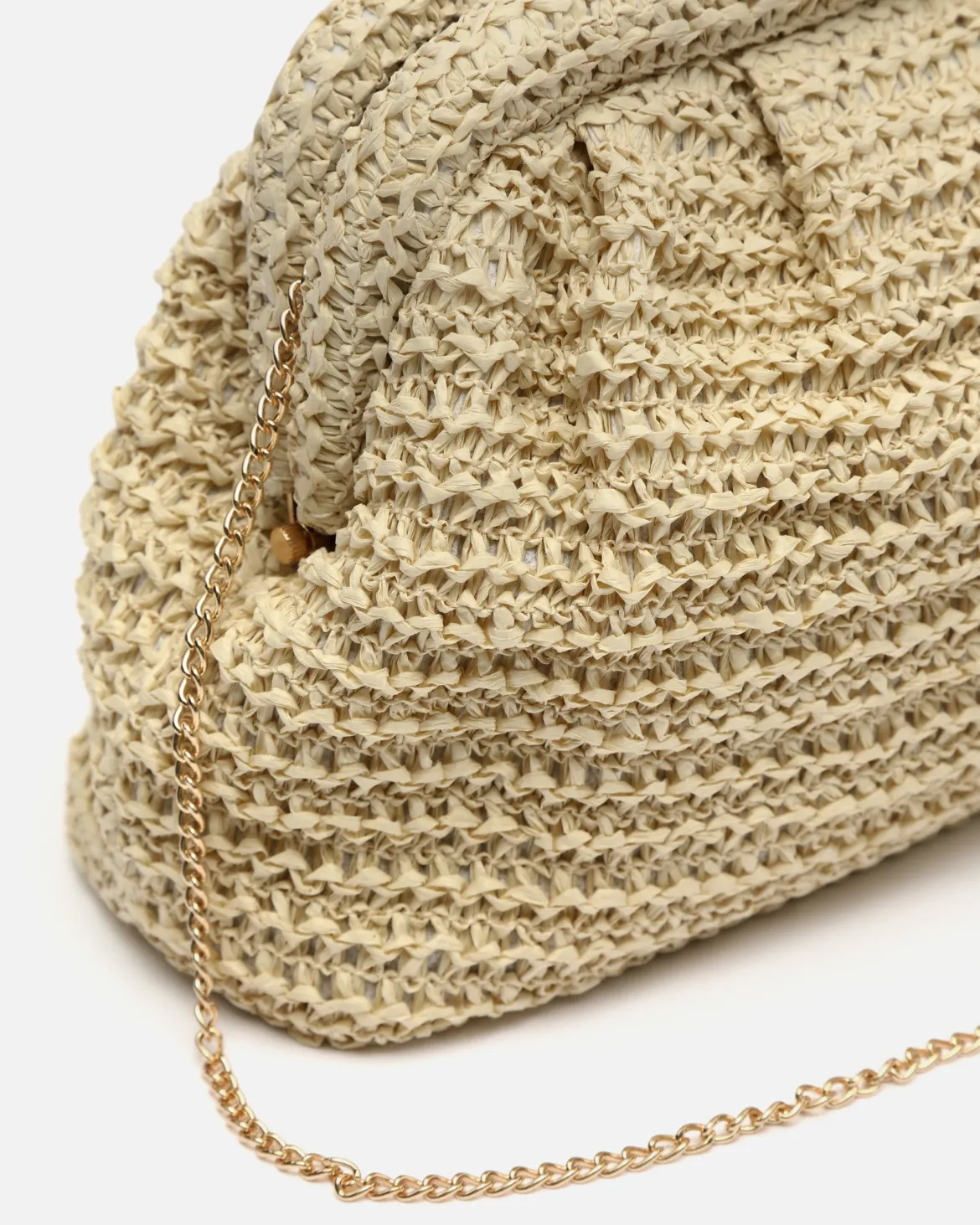 Bolso bandolera efecto rafia