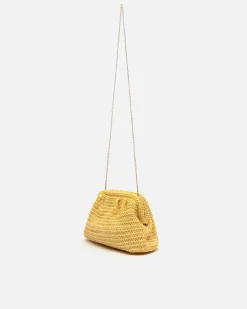 Bolso bandolera efecto rafia