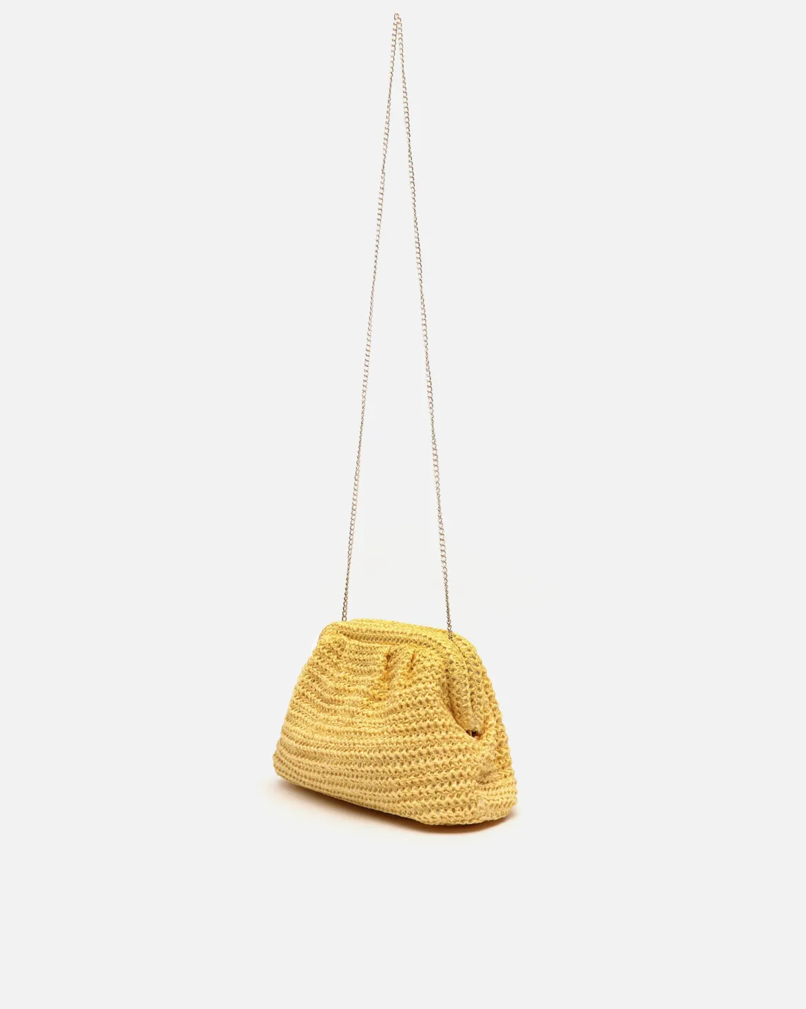Bolso bandolera efecto rafia