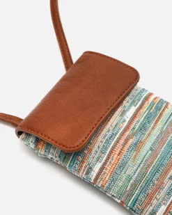 Bolso bandolera mini para móvil estampado jacquard