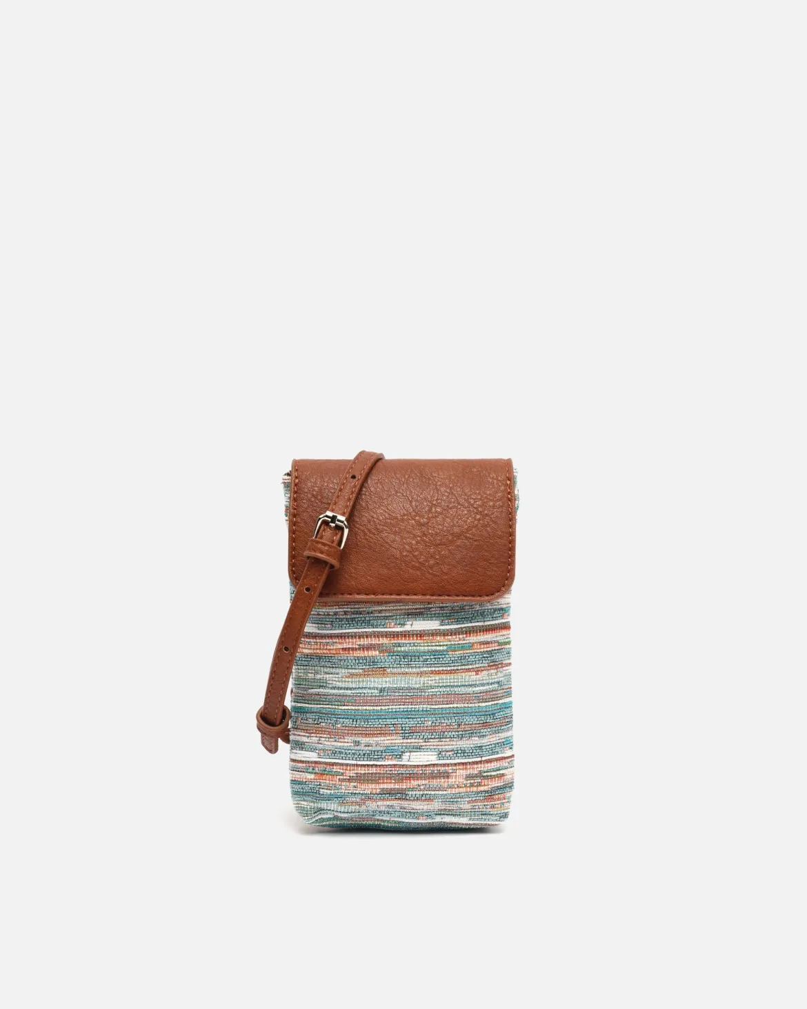 Bolso bandolera mini para móvil estampado jacquard