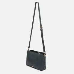 Bolso bandolera pequeño con detalles metálicos