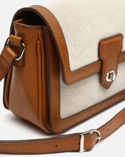 Bolso bandolera pequeño con solapa