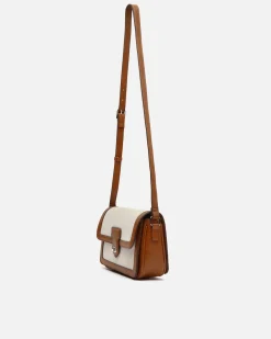 Bolso bandolera pequeño con solapa